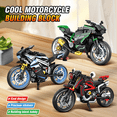 thumbnail image 2 of Motorcycle Building Blocks Set for Adults with 320Pieces Mini Building Blocks, DIY Building Kit for Home Decor & Gifts, 2 of 6