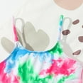 thumbnail image 5 of KAUOD Girls 2 Piece Swimsuits Tie Dye Tankini Bikini Set Ruffle Spaghetti Strap Sporty Beach Swimwear for Teens Bathing Suit, 5 of 8