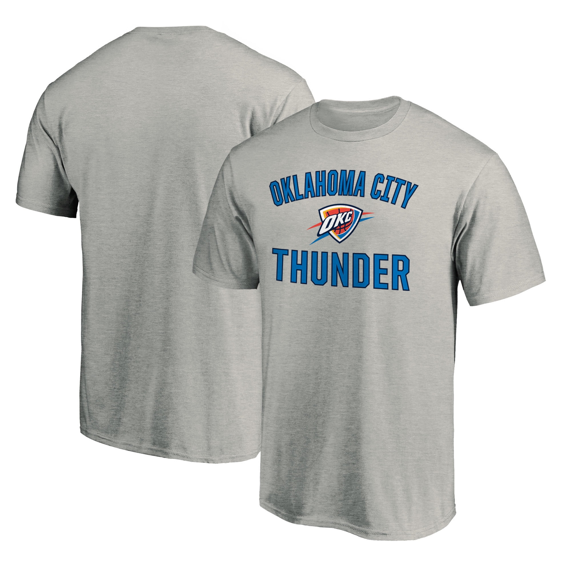 Men's Heather Gray Oklahoma City Thunder Victory Arch T-Shirt