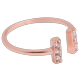 thumbnail image 2 of Anillo para Mujer con Zirconia Cúbica Ajusable LuckyLy, Modelo Altea rosa 7, 2 of 7