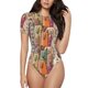 thumbnail image 1 of Balery Funny Dogs Family Body de cuello redondo de manga corta para mujer Tops de manga corta Tops básicos-X-Large, 1 of 7