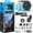 Blue Standard Kit, variant on AKASO EK7000 Action Camera with 64G Card 4K 30FPS Waterproof Camera Underwater 131FT with EIS Ultra HD WiFi 170° Wide Angle Sports Helmet Bike Video Black
