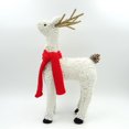 thumbnail image 1 of Holiday Time White Reindeer Decoration, 1 of 2