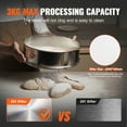 thumbnail image 6 of VEVOR Automatic Electric Vibrating Sieve, Stainless Steel Sifter Shaker Machine with 40+60 Mesh, 45W Automatic Powder Sifter Machine Countertop, Electric Sieve Shaker for Flour Powers, Mungbean, Rice, 6 of 9