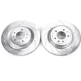 thumbnail image 2 of Power Stop Rear Pair of Drilled and Slotted Brake Rotors EBR1496XPR, 2 of 4