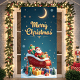 thumbnail image 3 of Festive Design Merry Christmas Banner Decorative Graphics Christmas Party Backdrop Holiday Decoration for Winter Celebration Family Gathering Festive Event, 3 of 9