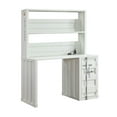 thumbnail image 1 of ACME Cargo Desk & Hutch in White, 1 of 4