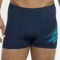 thumbnail image 5 of 6-Pack Men's Seamless Short Boxer Briefs Underwear, Thunder Multi Color, 5 of 6