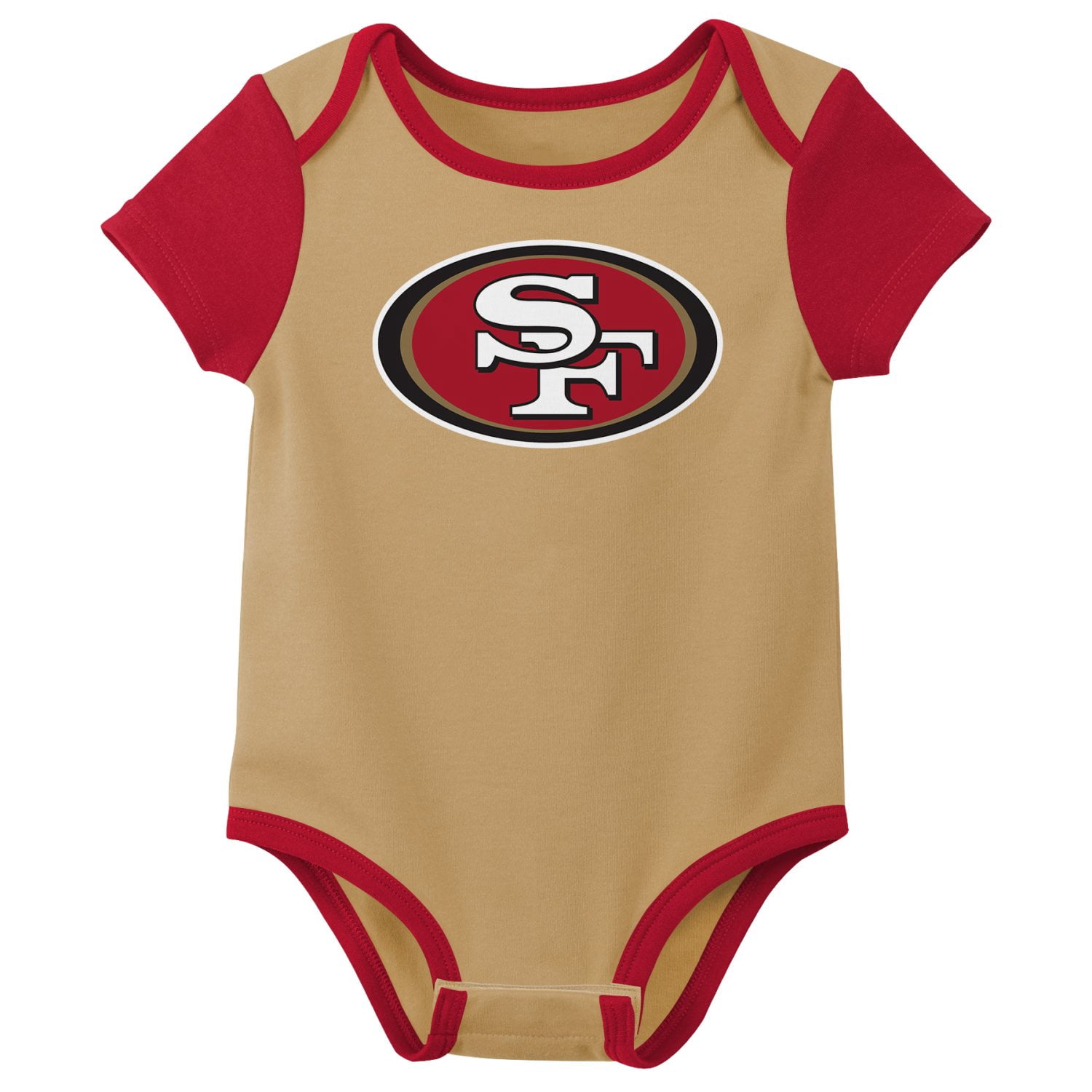 SAN FRANCISCO 49ERS NFL Infant Boys 3 Pack Onesie Game Day Fan Apparel