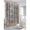 thumbnail image 3 of Classic African Shower Curtain, Medieval Retro Patterns Waterproof Shower Curtain Set with 12 Hooks Lightweight Washable Fabric Shower Curtains for Bathroom 72x72 Inches, 3 of 6