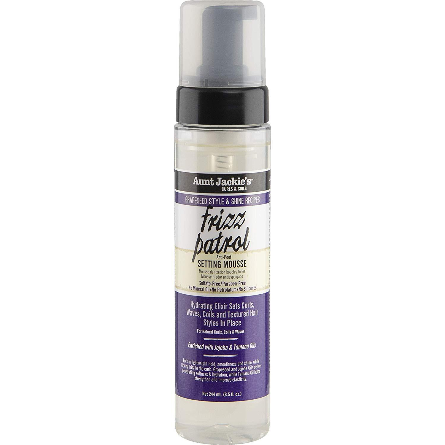 Aunt Jackie's Grapeseed Style Frizz Patrol AntiPoof Twist & Curl
