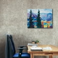 thumbnail image 3 of Epic Graffiti 'The Sentries' by Hooshang Khorasani, Canvas Wall Art, 34"x26", 3 of 8