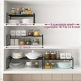 thumbnail image 7 of Forthcan Expandable Storage Shelf Expandable Kitchen Cabinet and Counter Shelf Organizer, 7 of 7