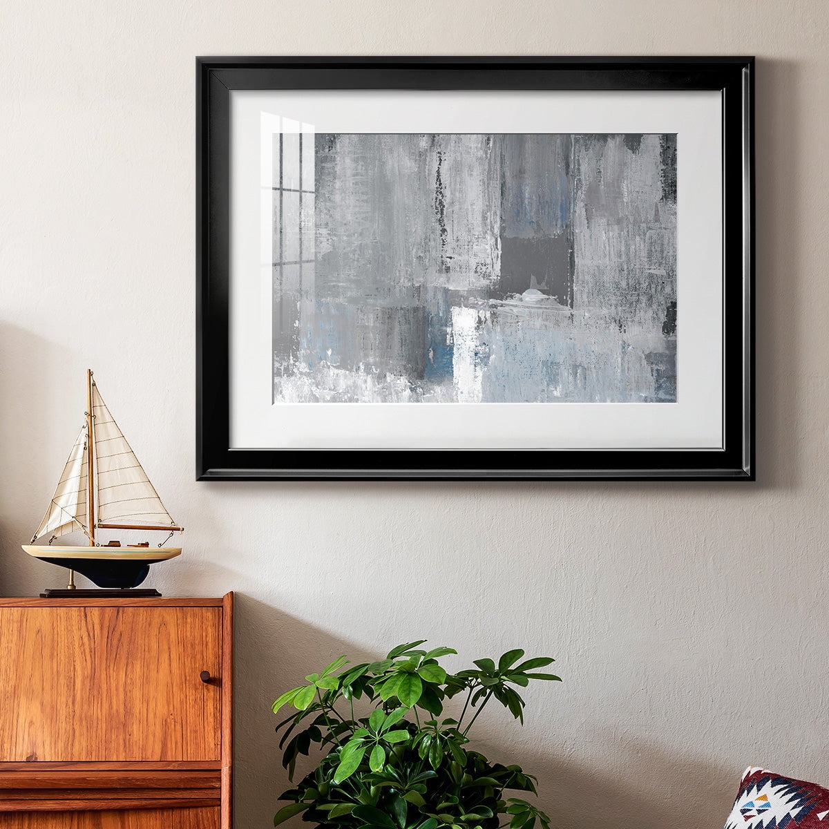 Tranquil Blues Premium Framed Print - Ready to Hang
