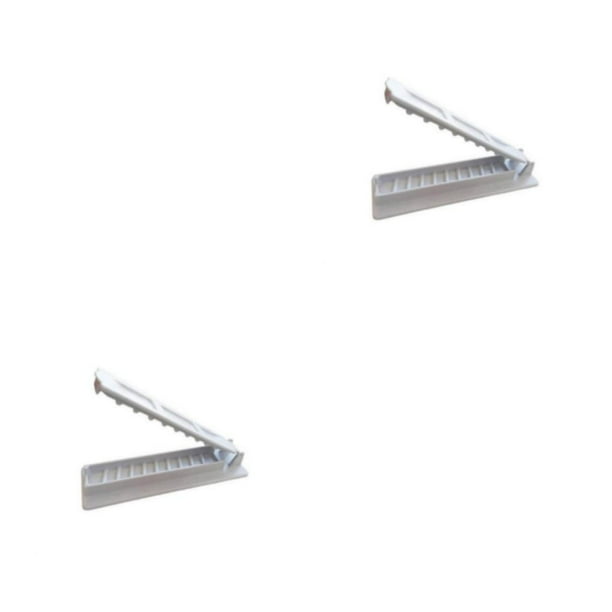 Injueey Fácil de limpiar para barbacoa, carne, Kebab, barbacoa, barbacoa, carne, rápida y antiadherente, prensa para Kebab, herramientas para blanco 2piezas