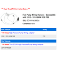 thumbnail image 2 of Fuel Pump Wiring Harness - Compatible with 2012 - 2014 BMW 328i F30 2013, 2 of 2