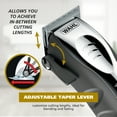thumbnail image 6 of Wahl ATV Total Body Manscaper Hair Clipper for Men, Corded 18pc, Black Chrome 3024498, 6 of 13