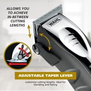 Wahl ATV Total Body Manscaper Hair Clipper for Men, Corded 18pc, Black Chrome 3024498