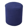 thumbnail image 1 of Ottoman Cover Slipcovers Stretch Footstool Covers Slipcover with Elastic Bottom Blue, 1 of 8