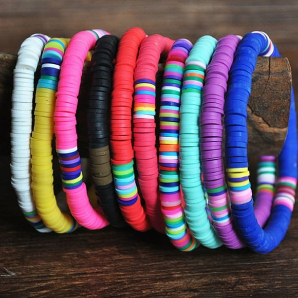 VERDANVERSE 1Pc Clay Ribbon Bracelet Odorless Simple Design Polymer Clay for Men Women