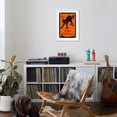 thumbnail image 4 of Art.com Happy Halloween, Black Cat Art Print, White Frame Wall Art, 21" x 29", 4 of 5