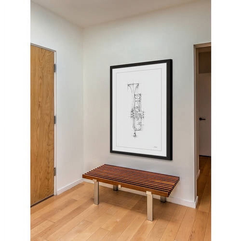 Marmont Hill "Trumpet Sketch" Framed Painting Print