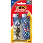 BIC Maxi Special Edition Pocket Lighters, Assorted Designs, 2-Pack, Americas No. 1 Lighter