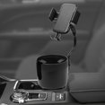 thumbnail image 2 of Car Cup Holder Expander with Cell Phone Mount 360° Rotation Cup Holder Expander~ I2M0, 2 of 9