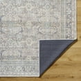 thumbnail image 5 of Mark&Day Washable Rugs, 7x9 Eran Traditional Light Silver Area Rug, Grey Carpet for Living Room, Bedroom or Kitchen (6'7" x 9', Machine Washable), 5 of 9