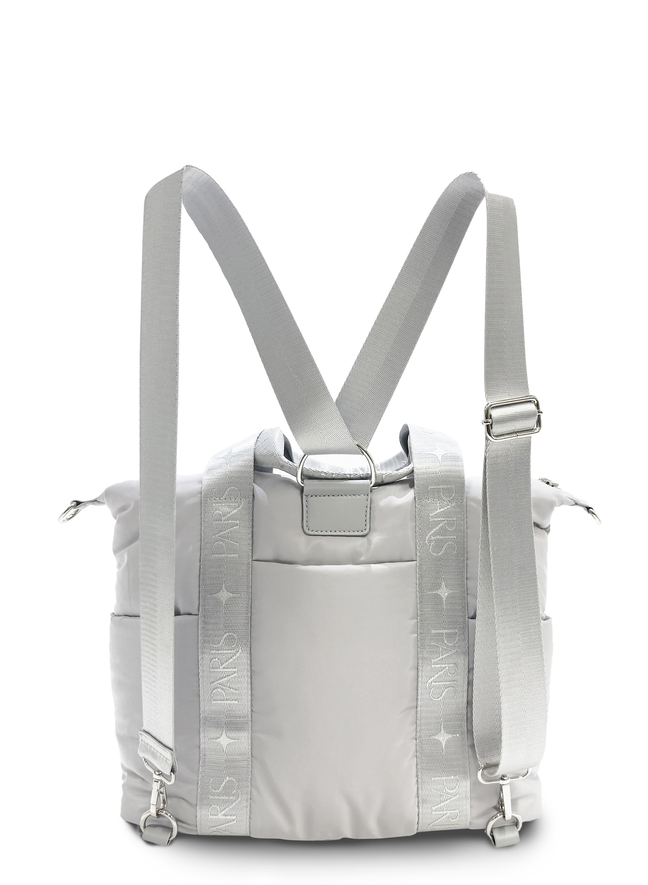 Paris Hilton Large Convertible Backpack Grey - Walmart.com display picture 2
