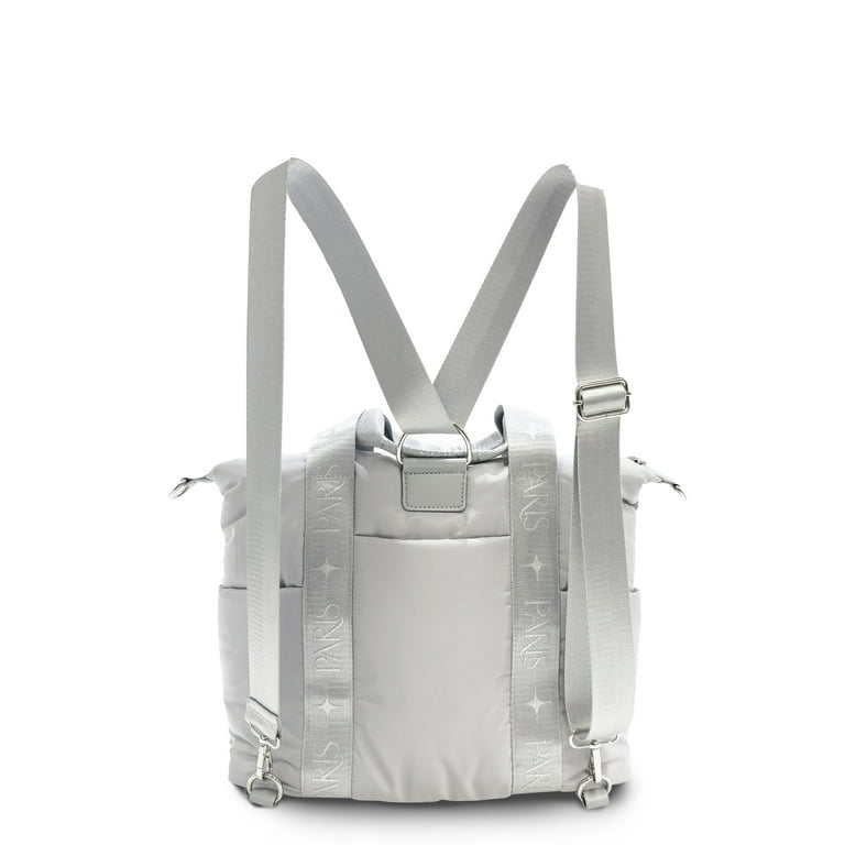 Paris Hilton Large Convertible Backpack Grey - Walmart.com display picture 1