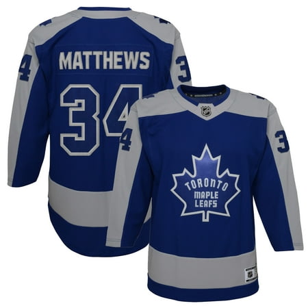 Toronto Maple Leafs 2022 Reverse Retro 2.0 Auston Matthews 34 Blue