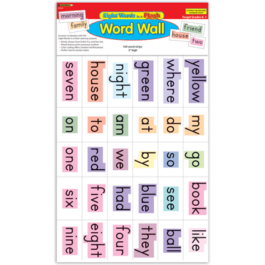 Edupress Sight Words in a Flash Word Walls, Grades K-1
