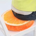 thumbnail image 2 of 3D Creative Soft Round Home Decorative Pillow Plush Fruit Seat Pad Office Chair Back Cushions Watermelon Kiwi Orange, 2 of 3