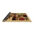thumbnail image 2 of Ahgly Company Indoor Square Abstract Brown Contemporary Area Rugs, 3' Square, 2 of 4