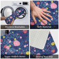 thumbnail image 4 of Front Door Mat Indoor Outdoor Outside Entrance - 16*24in Washable Abstract Circles Bubbles Pebbles Stones Thin Bathroom Rugs Fit Under Door, Bath Rugs for Bathroom, Kitchen Rugs Mats for Floor, 4 of 6