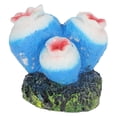thumbnail image 1 of Bomba de oxígeno para acuario, burbujeador de piedra azul, decoración de 3 flores, adorno paisajístico para pecera, 1 of 14