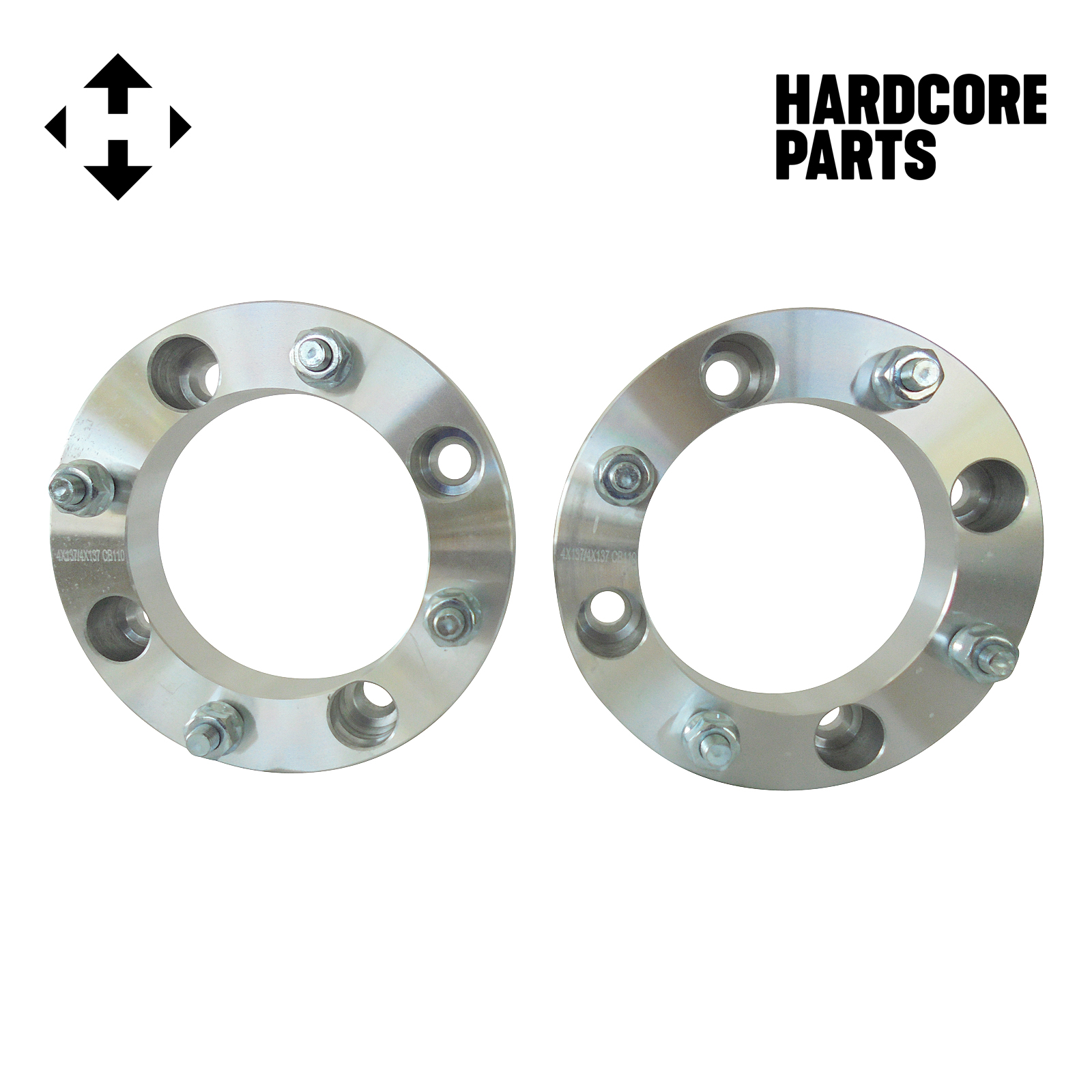 2 QTY ATV Wheel Spacers 1.5" fits all 4x137 bolt patterns Compatible