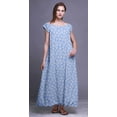 thumbnail image 4 of Bimba Chemises de Nuit pour Femmes en Rayonne Imprimée à Manches Courtes Lingerie de Nuit pour Dames, 4 of 4
