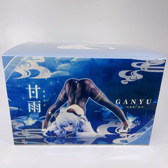 Figura de Anime Genshin Ganyu, traje de baño Sexy, figuras de acción, ropa, estatuillas Hentai extraíbles, regalo de colección Genshin Impact Ganyu Fivean unisex