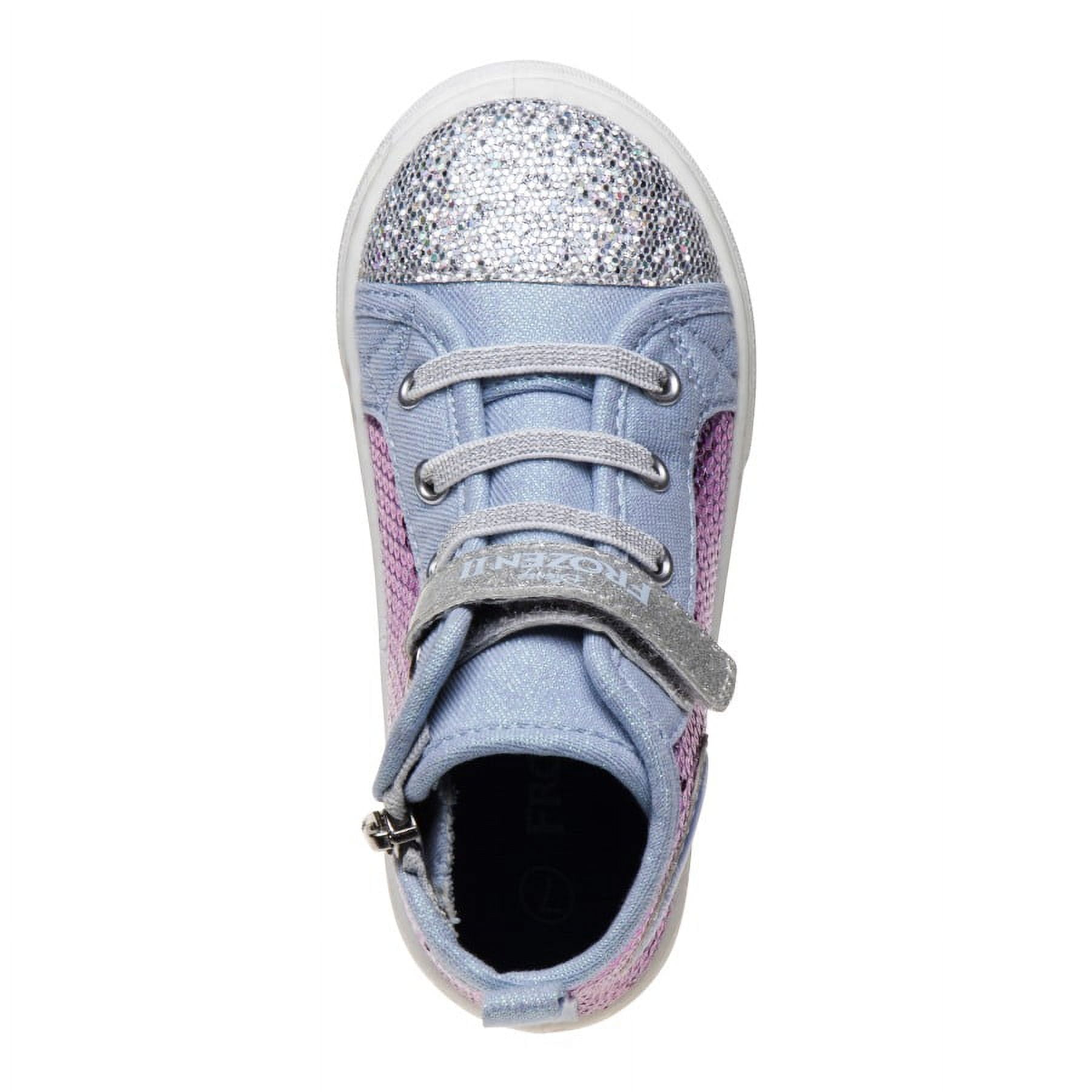 Disney Girl Frozen High Top Casual Sneakers with Sequins