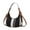 Black, variant on STYLAGO Woven Bag Woven Tote Bag for Women Fashion Handbag Shoulder Bag Large Capacity Canvas Underarm Bag