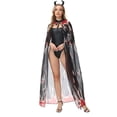 thumbnail image 1 of Conjunto de Disfraces de Carnaval de Halloween para mujeres, adultos, demonio, miedo, diablo, ángel, fiesta, Disfraz, mono divertido, novia fantasma, 1 of 2
