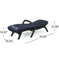 thumbnail image 5 of JERFIT Patio Chaise Lounge Chair with Cushion, All-Weather Wicker Textured Polypropylene Outdoor Sun Lounger for Poolside, Dark Brown, 5 of 10