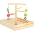 thumbnail image 2 of Wood Durable  Training Frame, Solid Wood Solid Wood  Stand, Bird Shelf For  Stand Training Frame Birds Cage, 2 of 8