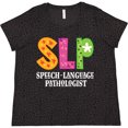 thumbnail image 3 of Inktastic SLP Speech Language Pathologist Women's Plus Size T-Shirt, 3 of 5