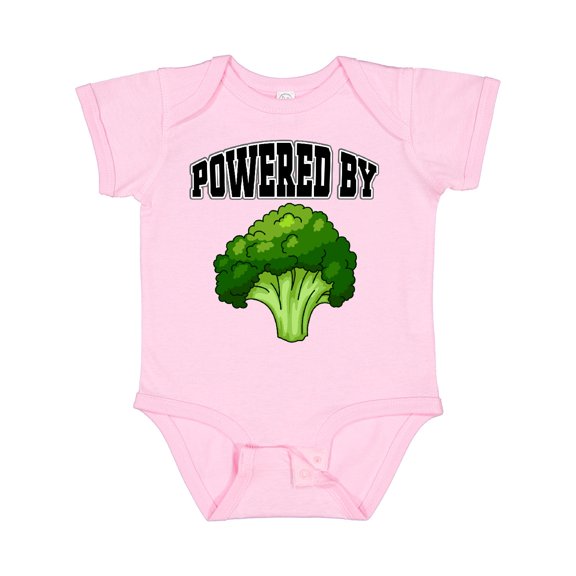 Inktastic Powered by Broccoli Boys or Girls Baby Bodysuit
