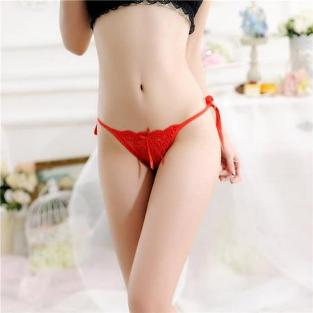 

LINMOUA Women Sexy Lace Briefs Panties Thongs G-string Lingerie Underwear