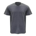 thumbnail image 1 of pstuiky camisetas para hombre, Camisa informal de manga corta con cuello en V y color liso para hombre camisas casuales para hombre xxxl, 1 of 6