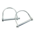 thumbnail image 2 of Trailer Hitch Pin,Galvanized Carbon Steel Safety Hitch Locking Pin1/4" x 2.16", 2 of 9